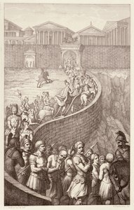Triumph de Quintus gravada por B.Barloccini de 1849